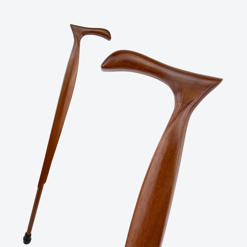 Vintage Brown Oak Walking Stick