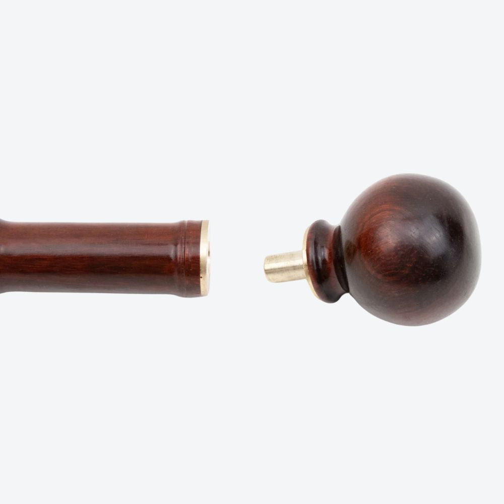 Bamboo Wooden Walking Stick with Grip Handle - Bastoni