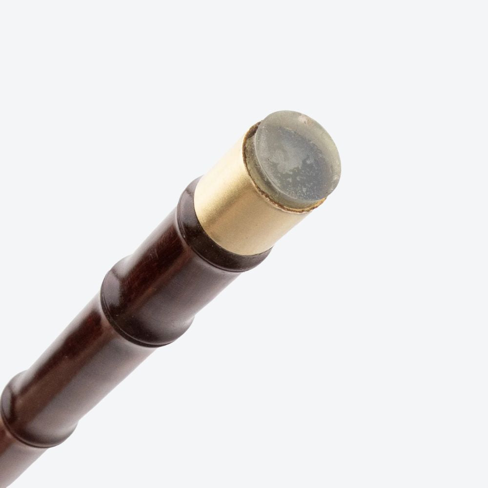 Bamboo Wooden Walking Stick with Grip Handle - Bastoni
