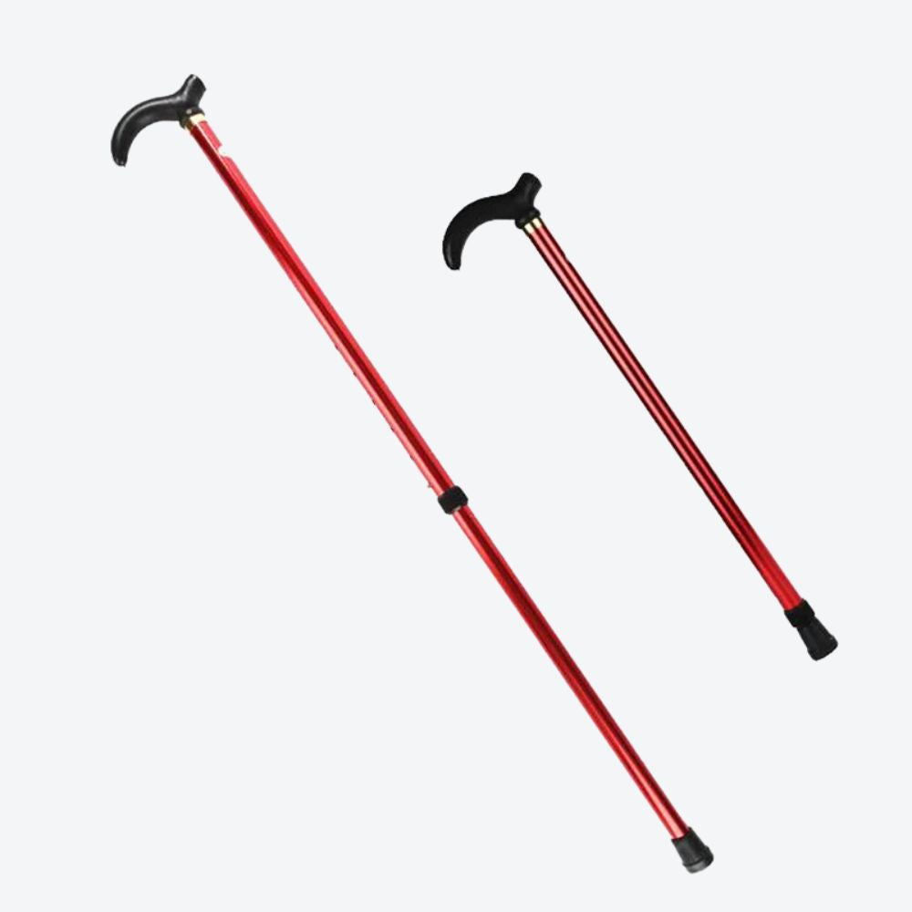 Bastoni Silver Adjustable and Non-Slip Aluminum Cane