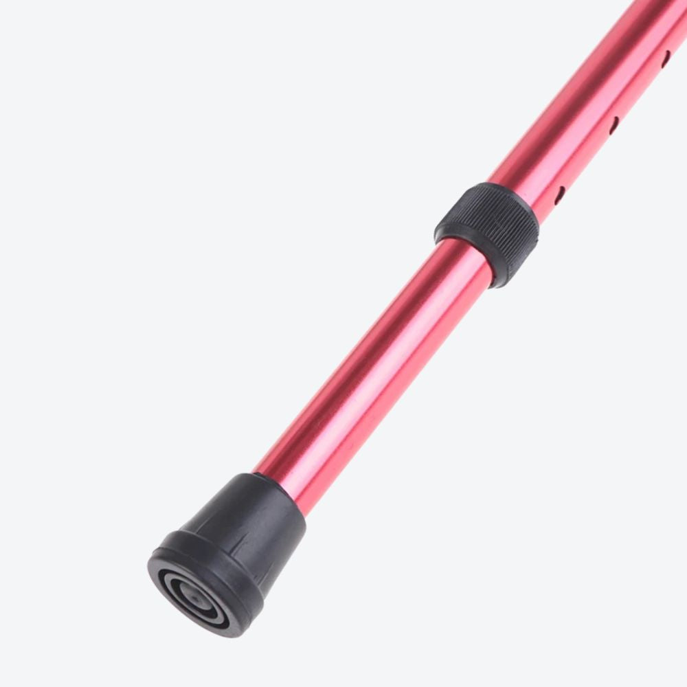 Bastoni Silver Adjustable and Non-Slip Aluminum Cane