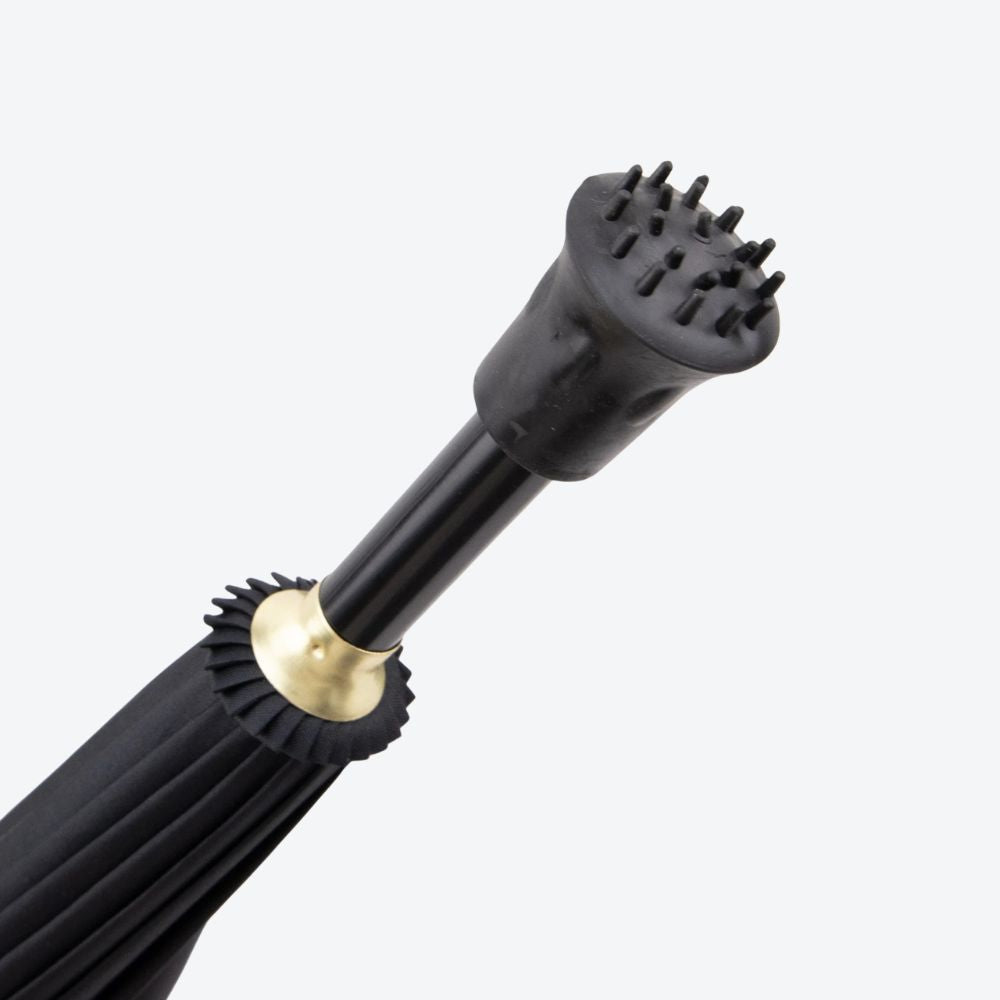 Bastoni Black Windproof Umbrella Cane