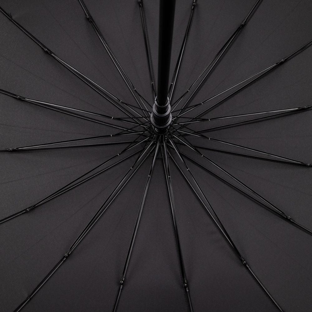 Bastoni Black Windproof Umbrella Cane