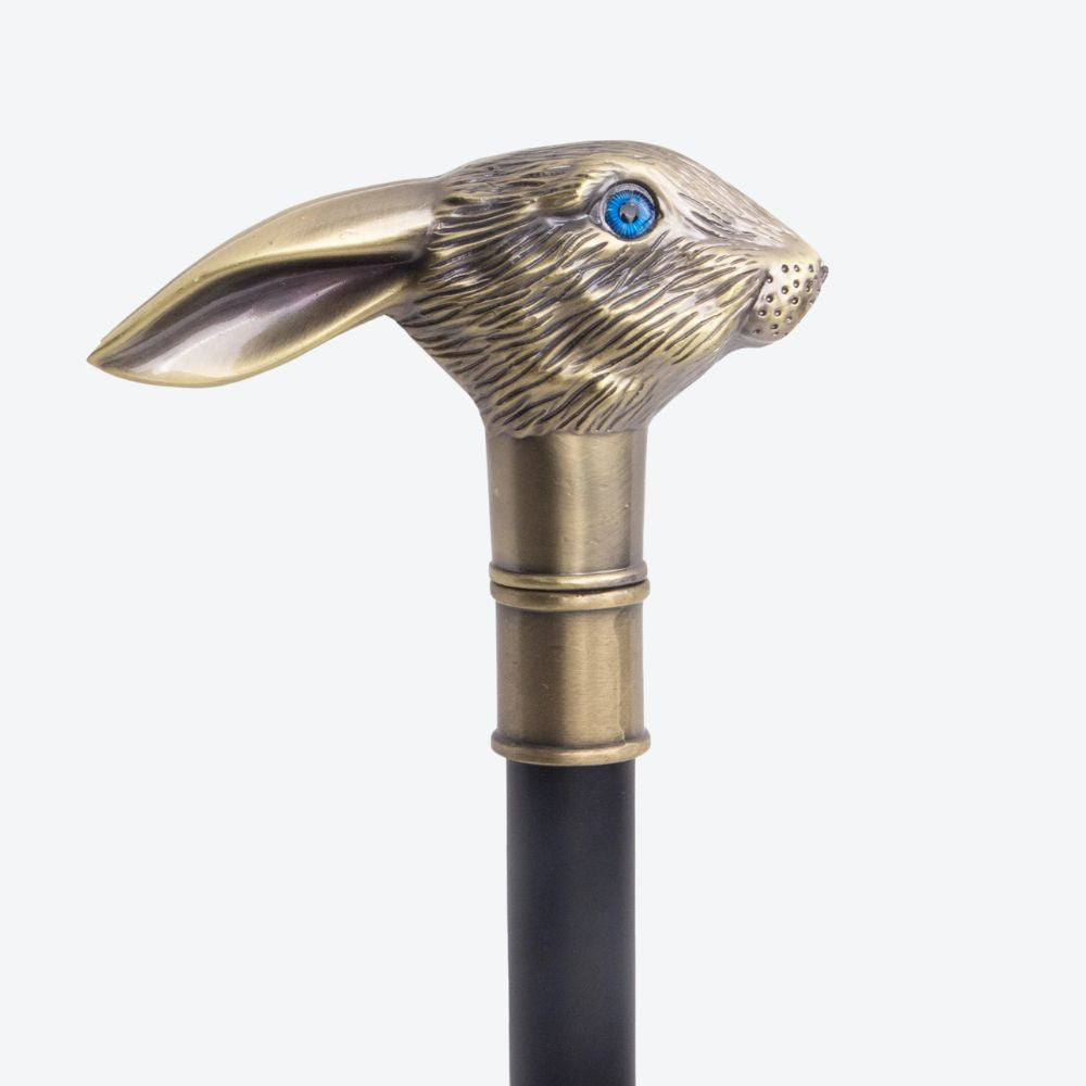 Bastoni Bronze Eared Rabbit Metal Cane