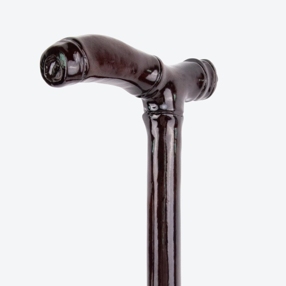 Brown Bamboo Wooden Walking Stick - Bastoni