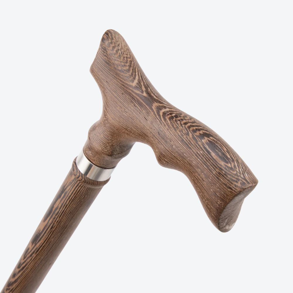 Bastoni Brown Fish Tail Wooden Cane