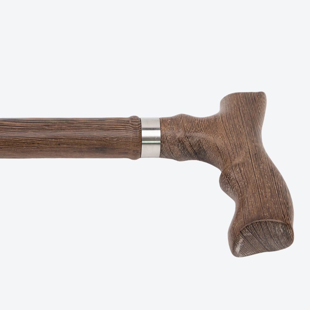 Bastoni Brown Fish Tail Wooden Cane
