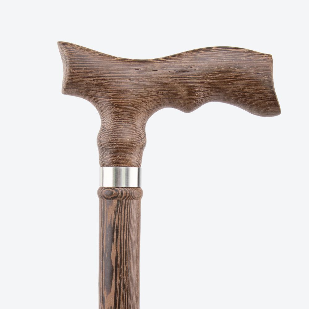 Bastoni Brown Fish Tail Wooden Cane