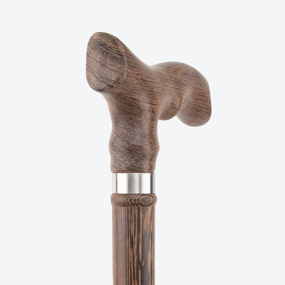 Bastoni Brown Fish Tail Wooden Cane