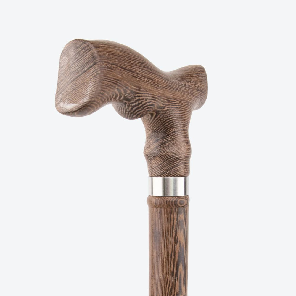 Bastoni Brown Fish Tail Wooden Cane