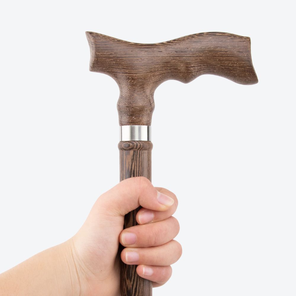 Bastoni Brown Fish Tail Wooden Cane