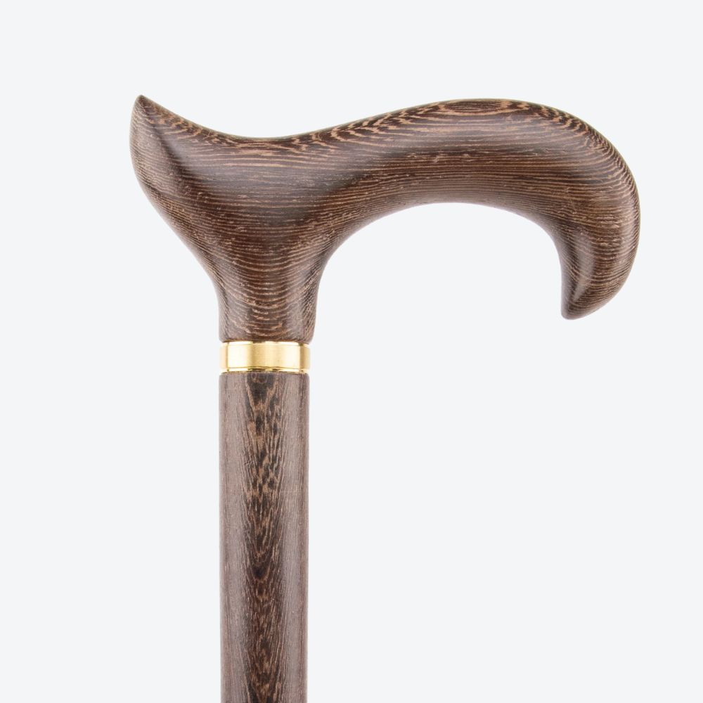 Bastoni Brown Fox Tail Wooden Cane