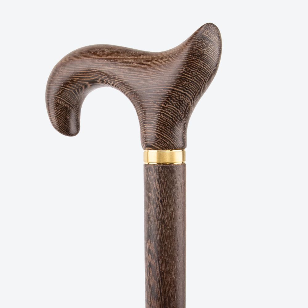 Bastoni Brown Fox Tail Wooden Cane