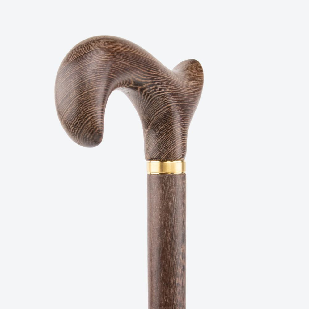 Bastoni Brown Fox Tail Wooden Cane
