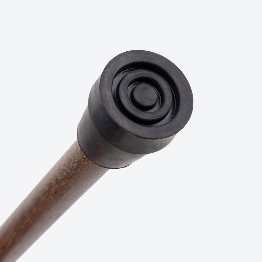 Bastoni Brown Fox Tail Wooden Cane