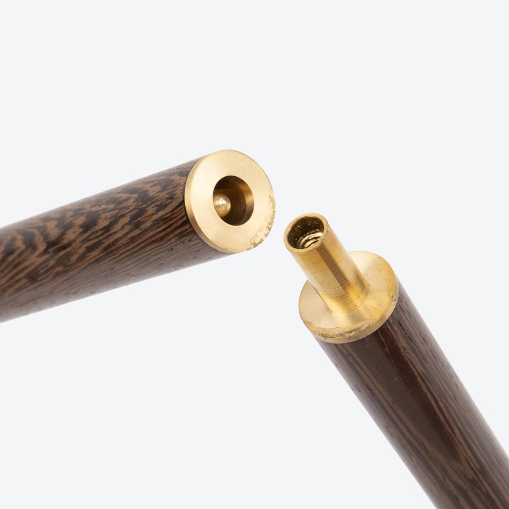 Brown Wooden Cane with Bastoni Handle