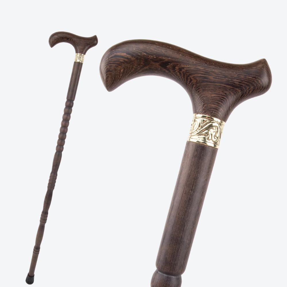 Classic Brown Bastoni Wooden Cane