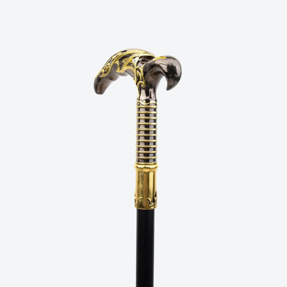 Classic Golden Claw Metal Cane-Bastoni UK