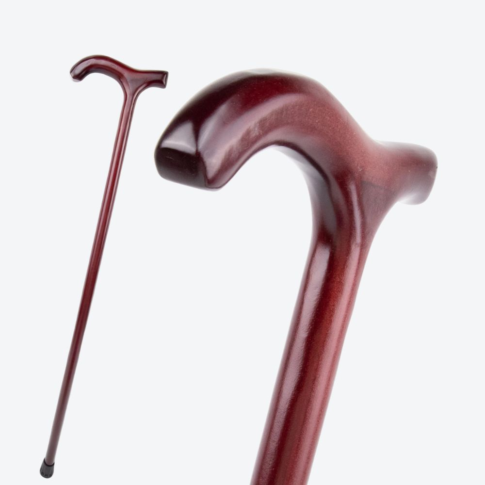 Classic Wooden Cane, Light and Delicate, Bastoni Wine