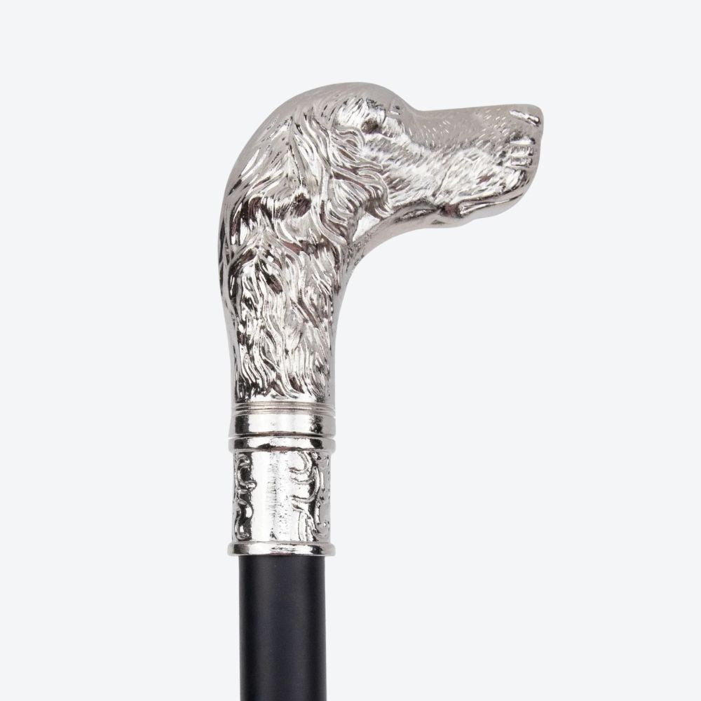 Classic Metal Dog Head Cane - Bastoni