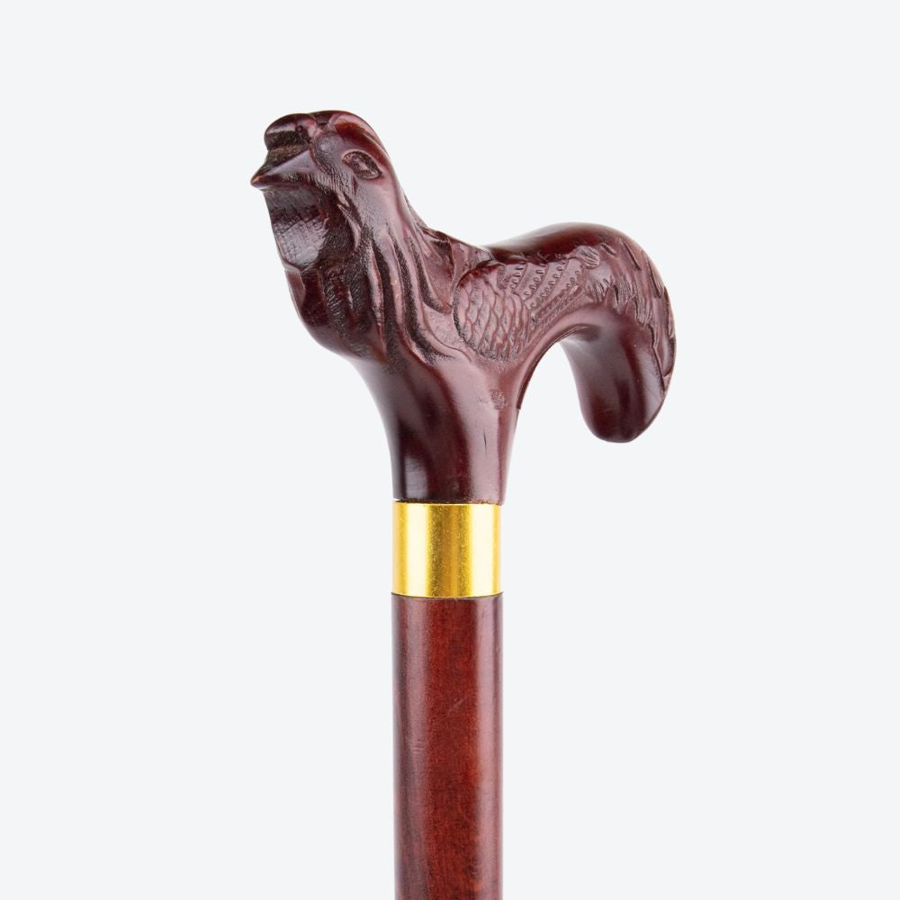 Bastoni Classic Red Phoenix Wooden Cane