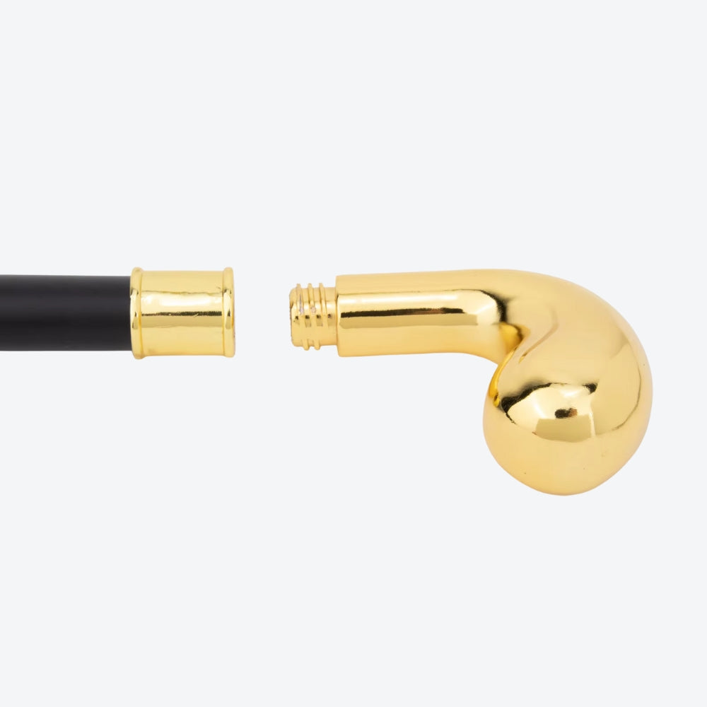 Classic Sovereign Gold Metal Cane - Bastoni