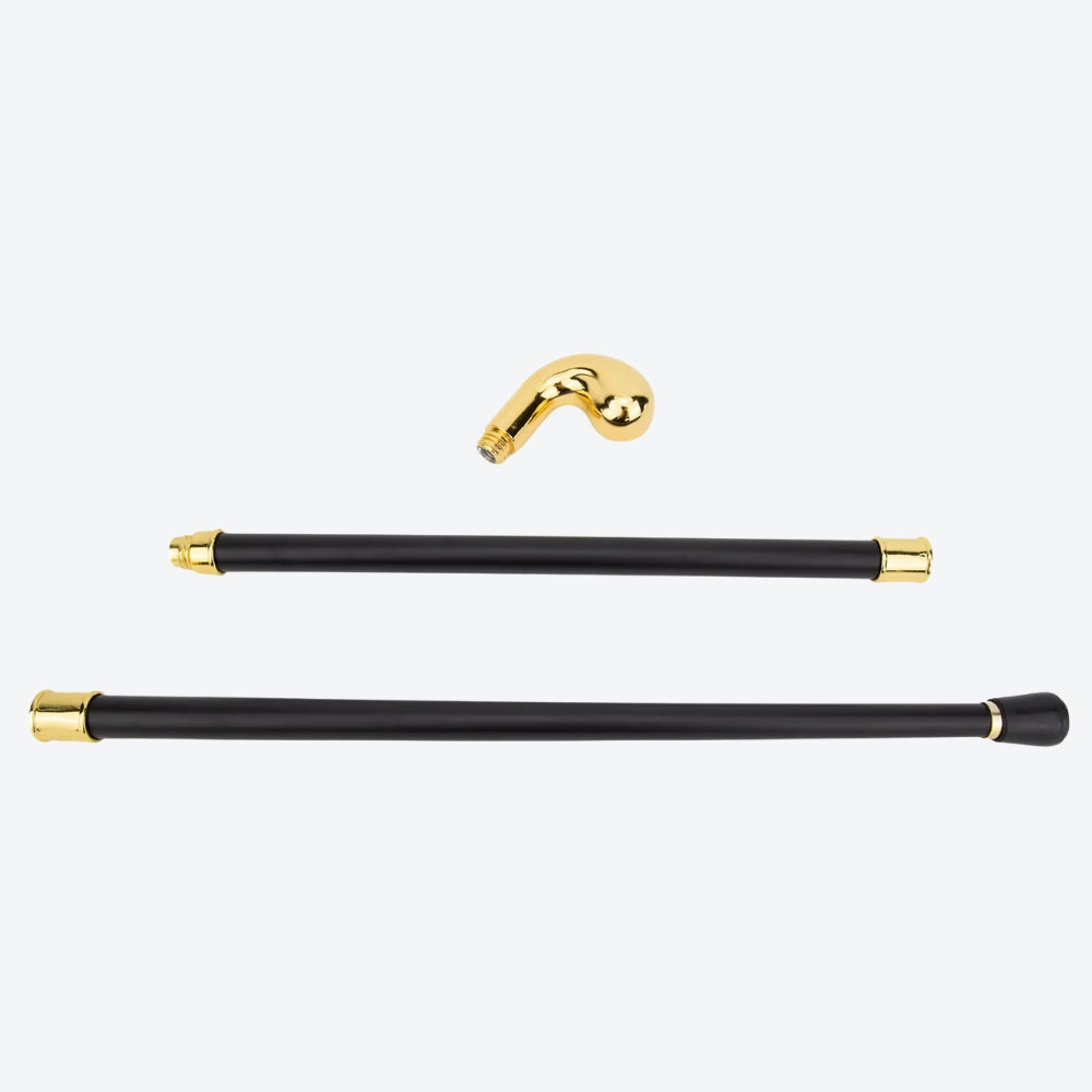 Classic Sovereign Gold Metal Cane - Bastoni