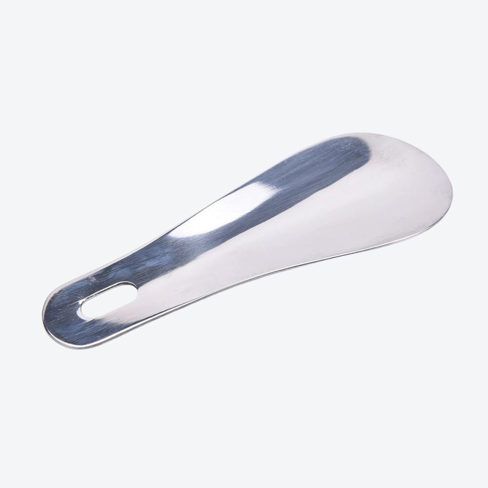 1PCS 10cm Spoon Shoehorn Professional Shoehorn Stainless Steel Metal Shoe Horn Shoes Lifter Tool - Bastoni