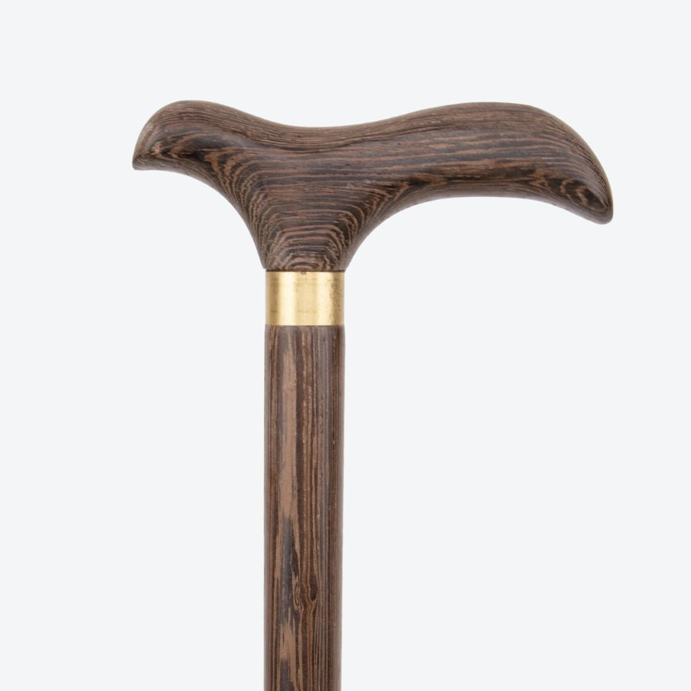 Elegant Brown Natural Wood Cane Bastoni
