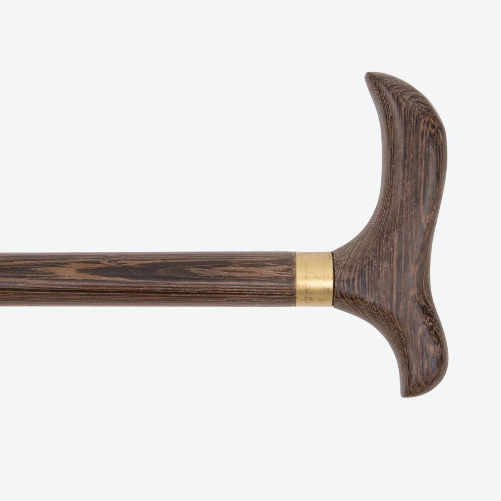 Elegant Brown Natural Wood Cane Bastoni