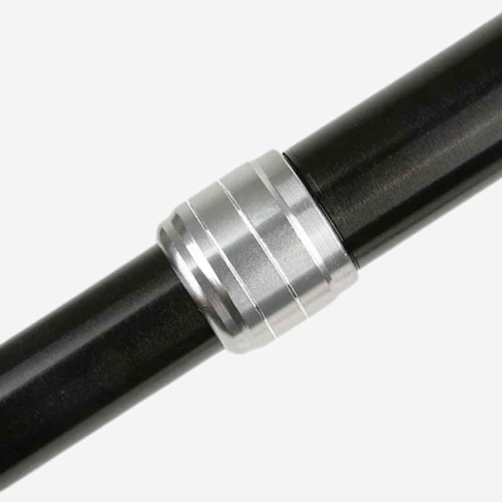 Elegant Cane with LED Flashlight, Single Black Tip, Bastoni