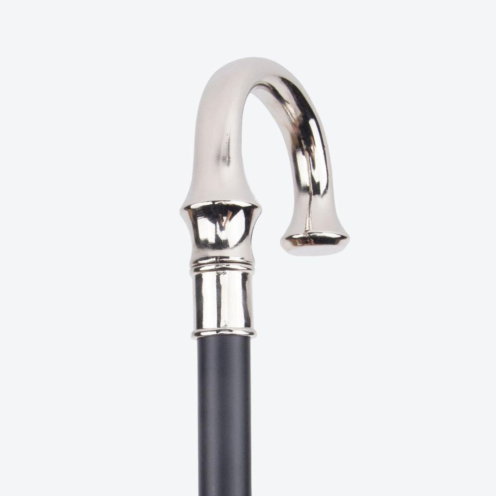 Elegant Cane with Silver U-Handle - Bastoni
