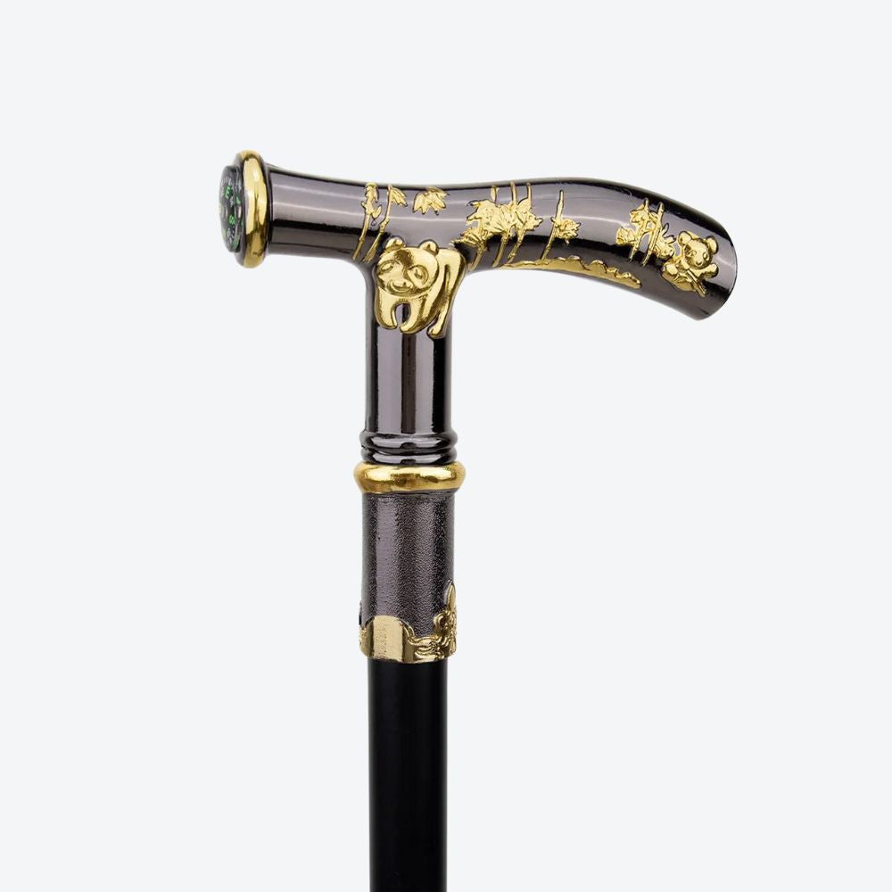 Elegant Women's Cane Gentle Panda Bastoni