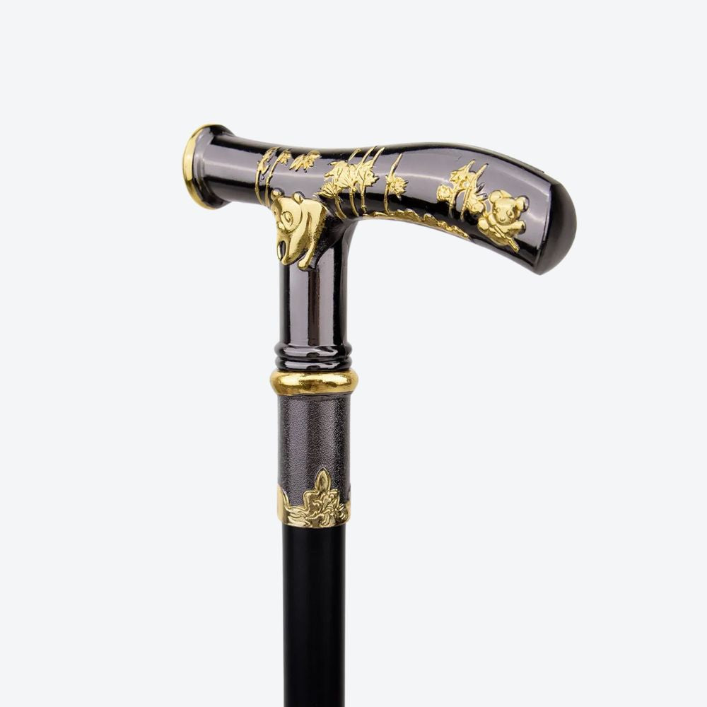 Elegant Women's Cane Gentle Panda Bastoni