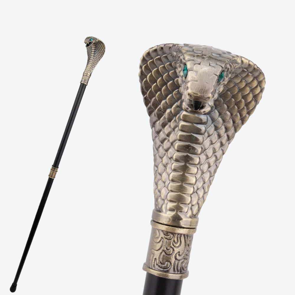 Elegant Imperial Serpent Walking Stick - Bastoni