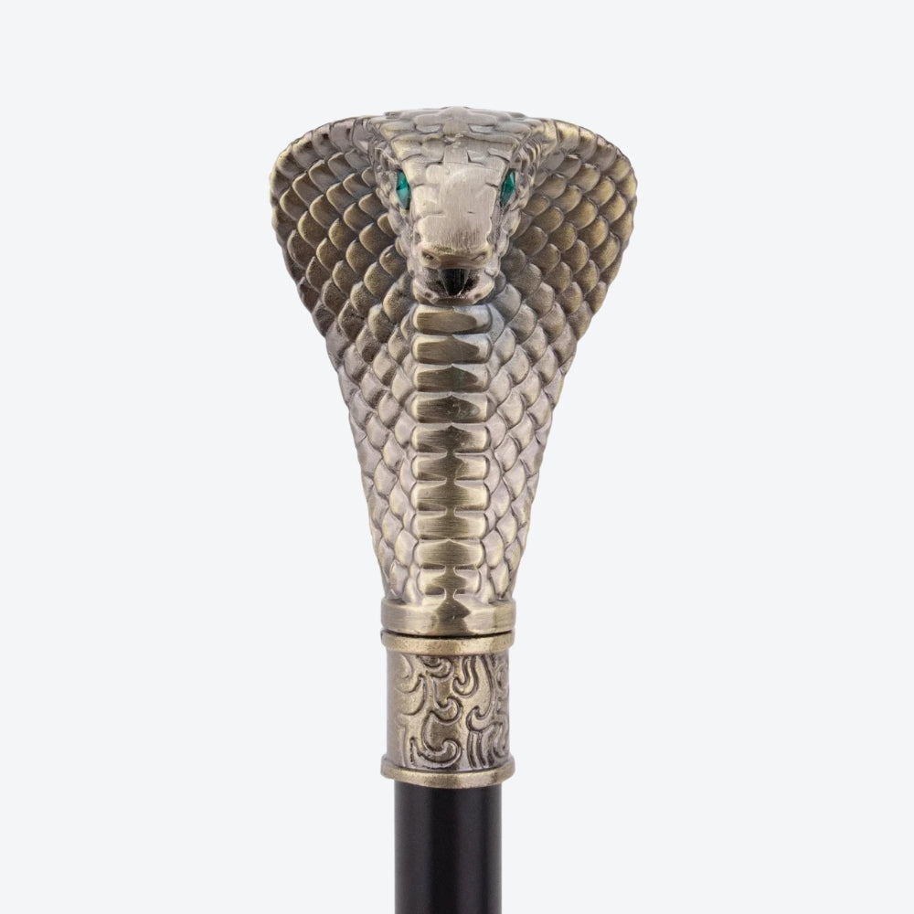 Elegant Imperial Serpent Walking Stick - Bastoni