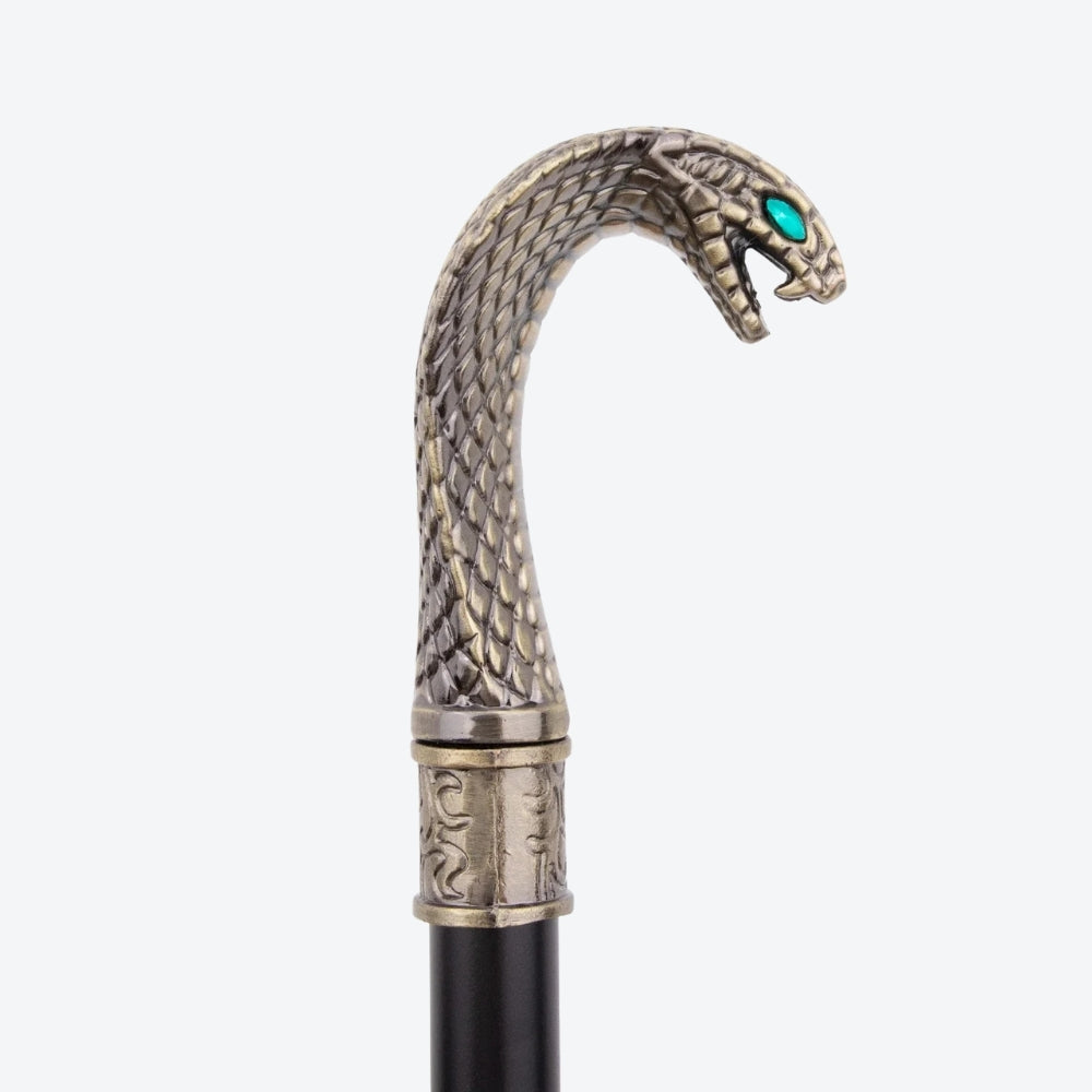 Elegant Imperial Serpent Walking Stick - Bastoni