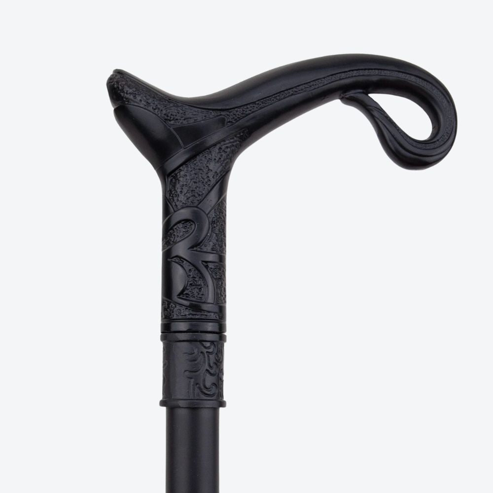 Luxury Elegant Arabic Style Black Bastoni Walking Stick
