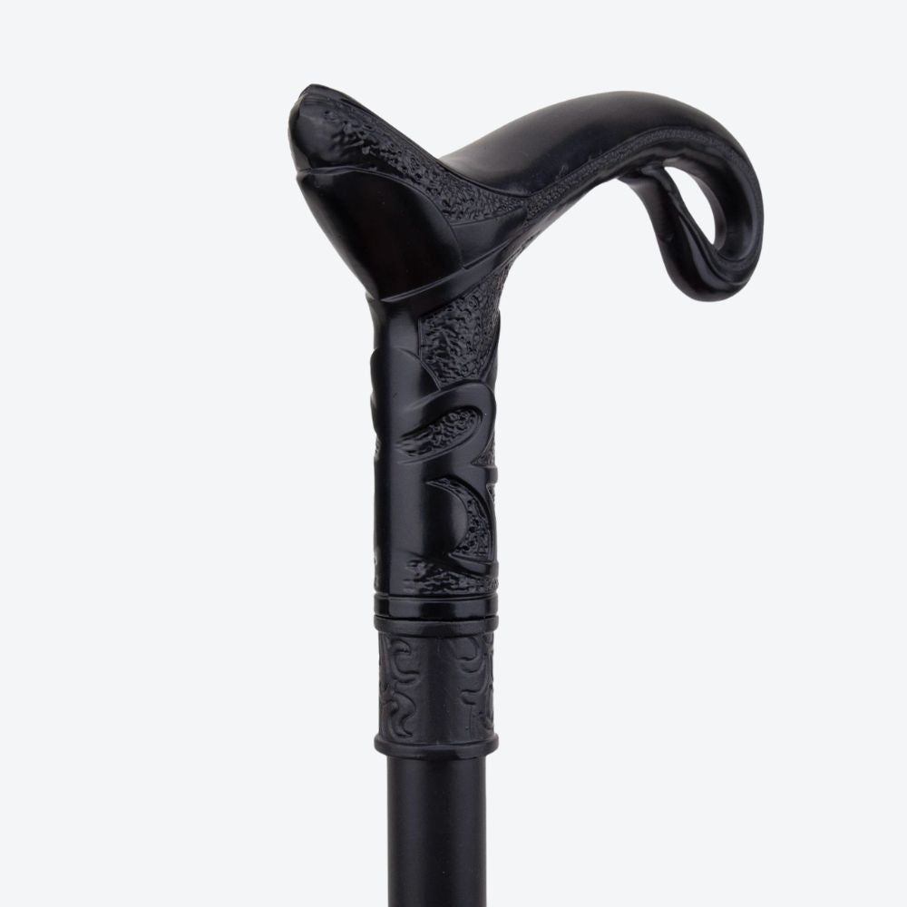 Luxury Elegant Arabic Style Black Bastoni Walking Stick