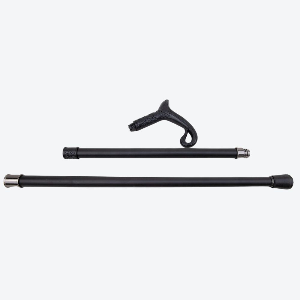 Luxury Elegant Arabic Style Black Bastoni Walking Stick