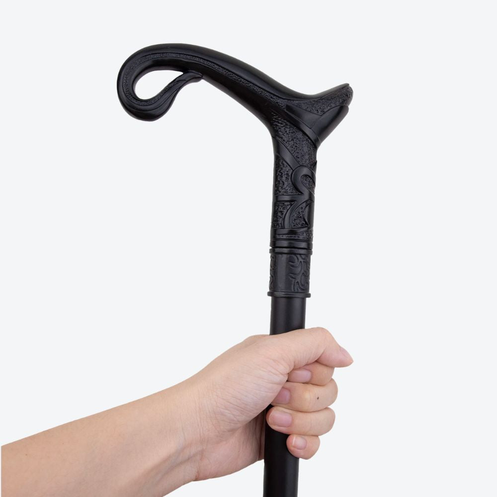 Luxury Elegant Arabic Style Black Bastoni Walking Stick