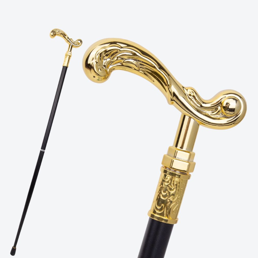 Bastoni Luxury Elegant Moscow Style Golden Cane