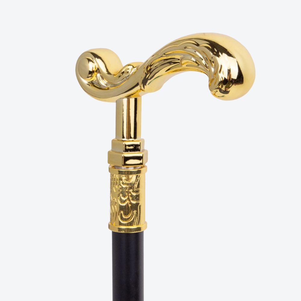 Bastoni Luxury Elegant Moscow Style Golden Cane