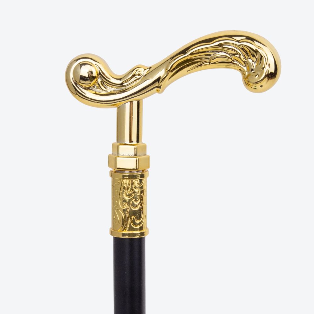 Bastoni Luxury Elegant Moscow Style Golden Cane