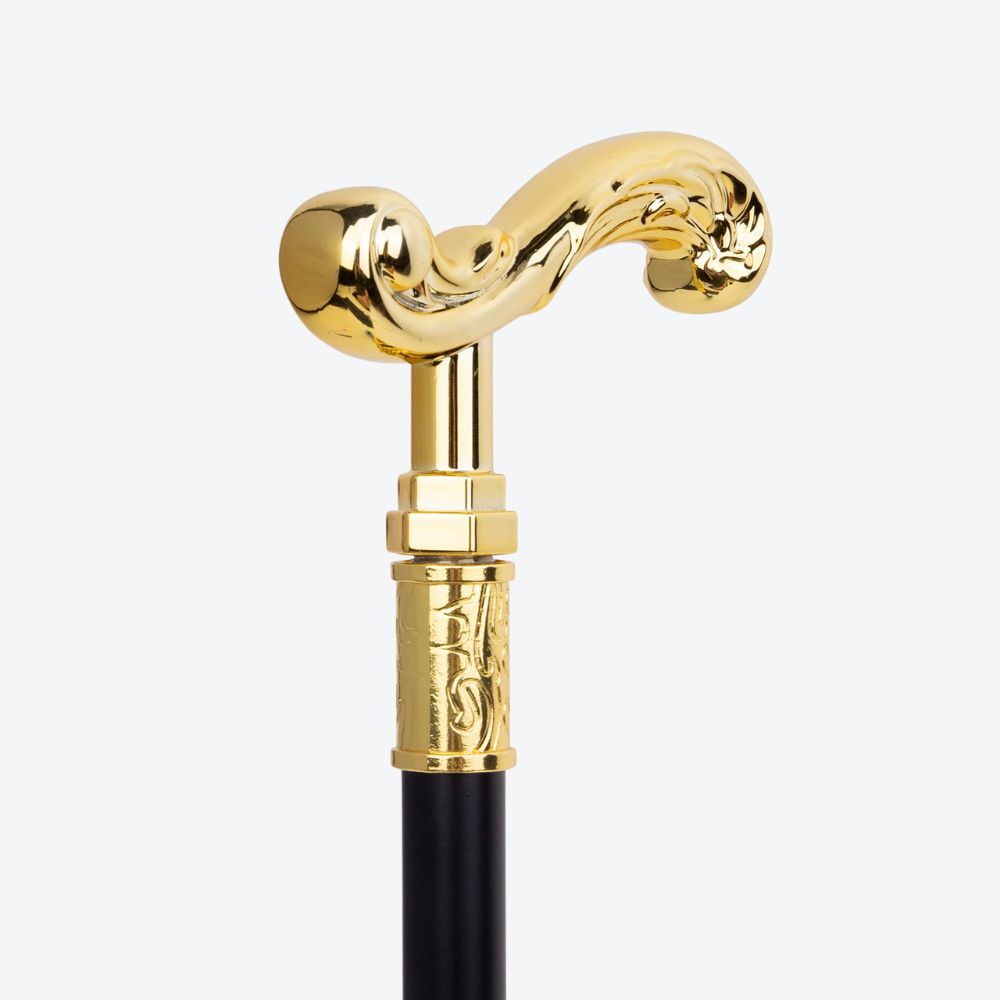 Bastoni Luxury Elegant Moscow Style Golden Cane