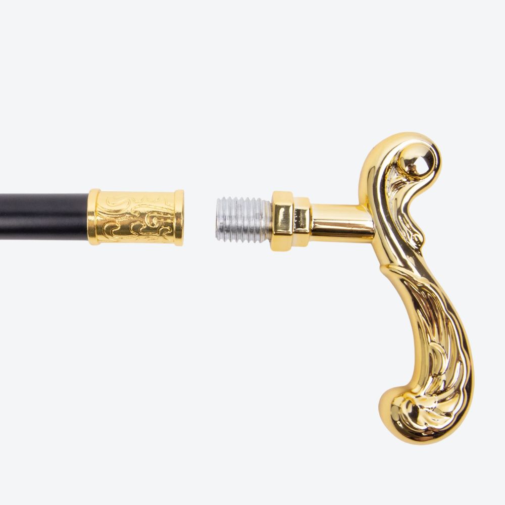 Bastoni Luxury Elegant Moscow Style Golden Cane