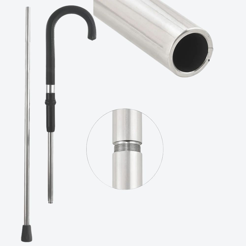 Elegant Modern Stainless Steel Cane - Bastoni