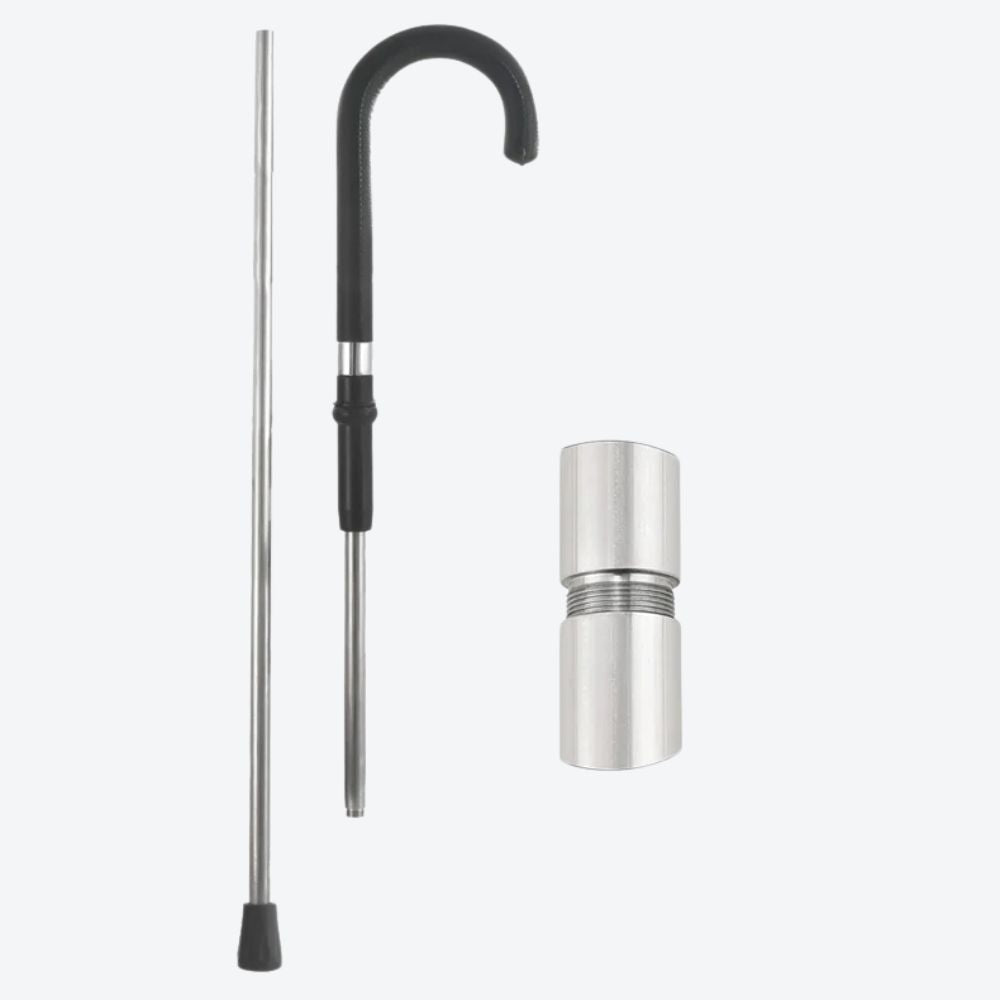 Elegant Modern Stainless Steel Cane - Bastoni