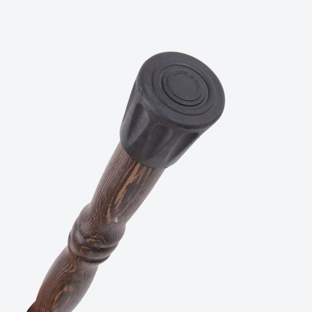 Elegant Vintage Brown Wooden Cane by Bastoni