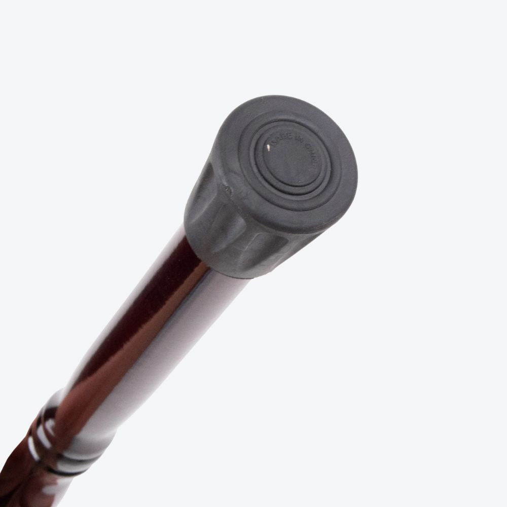 Elegant Vintage Wooden Cane in Bastoni Wine